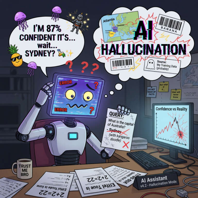 AI Hallucination visualised